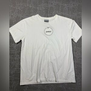 Vintage Y2K Nike Center Swoosh Embroidered Graphic Just Do It Size Womens Large